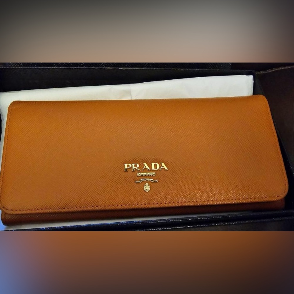 Prada Saffiano Long Wallet